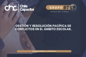 Gestión y Resolución Pacífica de Conflictos en el ámbito escolar.
